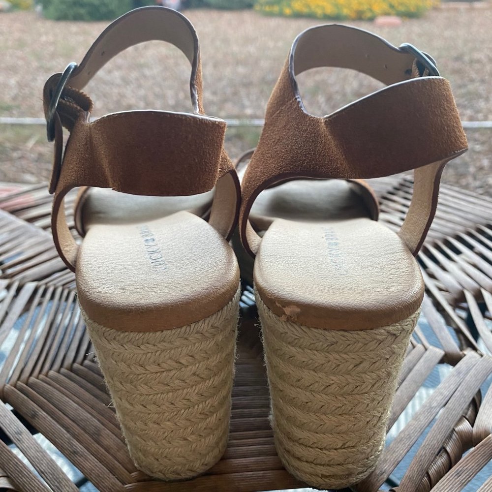 Lucky Brand Womens Platform Ankle Strap Sandals Size 8M - Picture 4 of 4